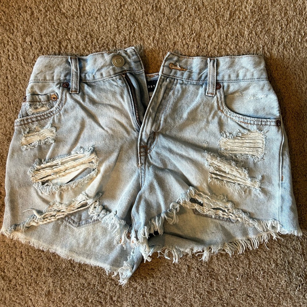 Woman’s- Denim distressed shorts